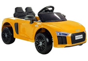 Licencirani auto na akumulator Audi R8 Spyder - žuti