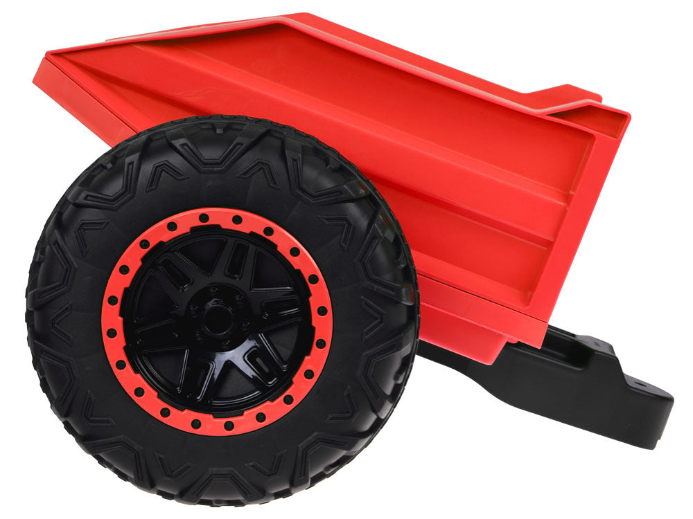 Buggy dvosjed 4×4 s prikolicom – crveni
