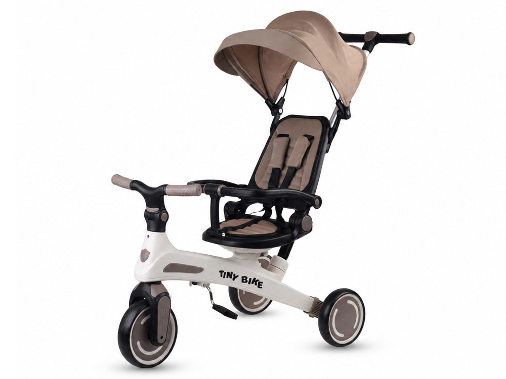 Tricikl Tiny Bike GrowUp 5u1 brown
