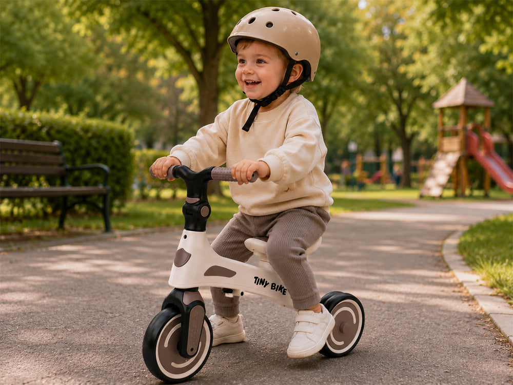 Tricikl Tiny Bike GrowUp 5u1 brown