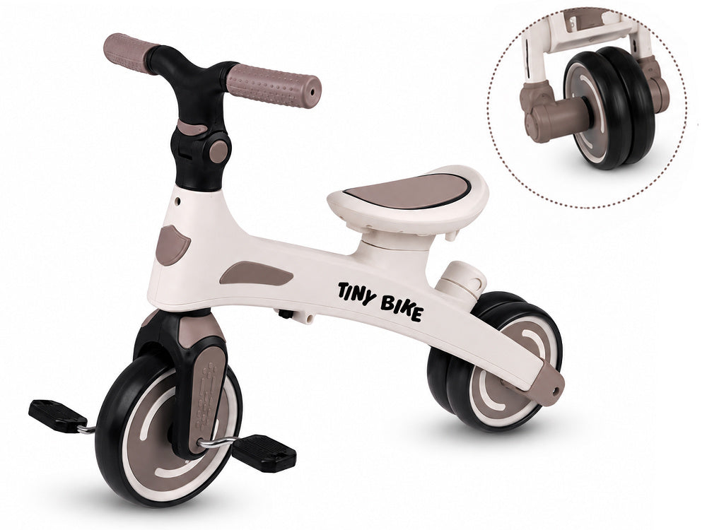 Tricikl Tiny Bike GrowUp 5u1 brown