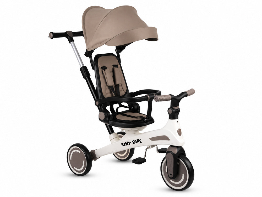 Tricikl Tiny Bike GrowUp 5u1 brown