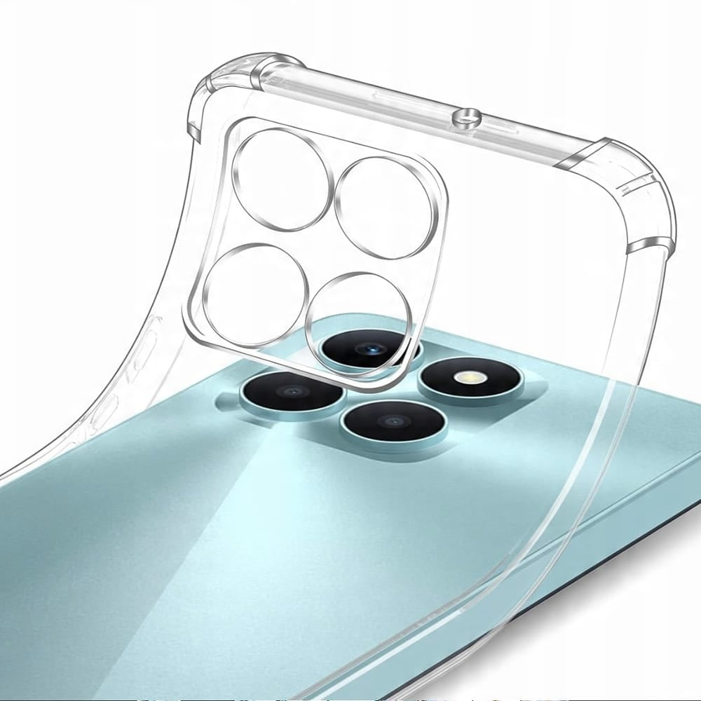 Techsuit Shockproof Clear Silicone prozirna maskica otporna na udarce za Honor X6c