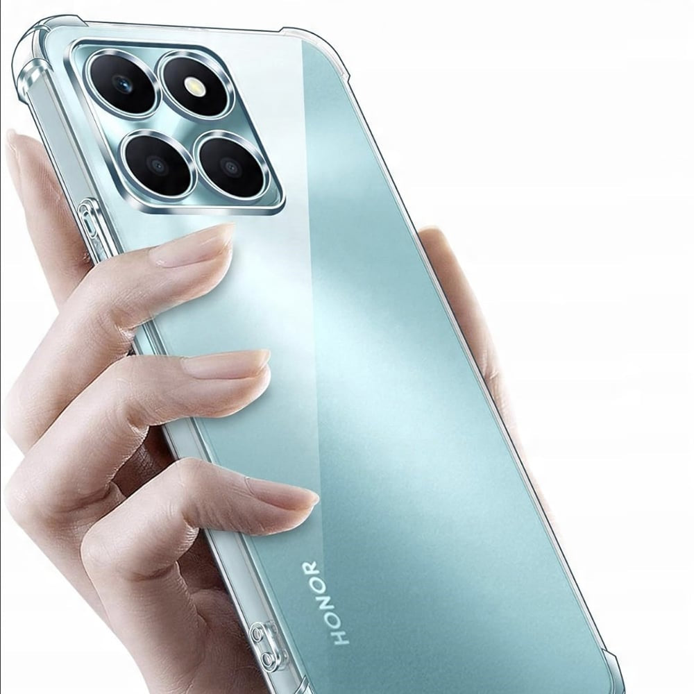Techsuit Shockproof Clear Silicone prozirna maskica otporna na udarce za Honor X6c