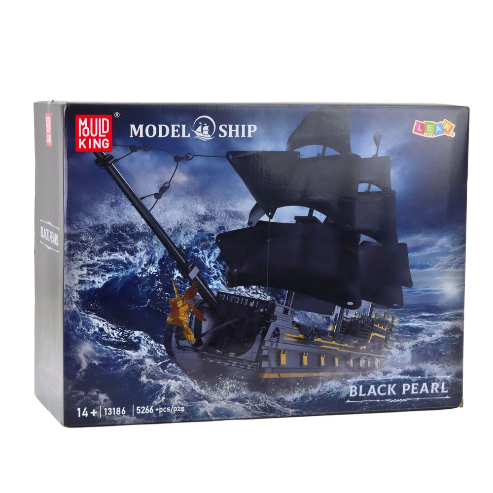 Kockice za slaganje piratskog broda od 5266 elemenata - crni