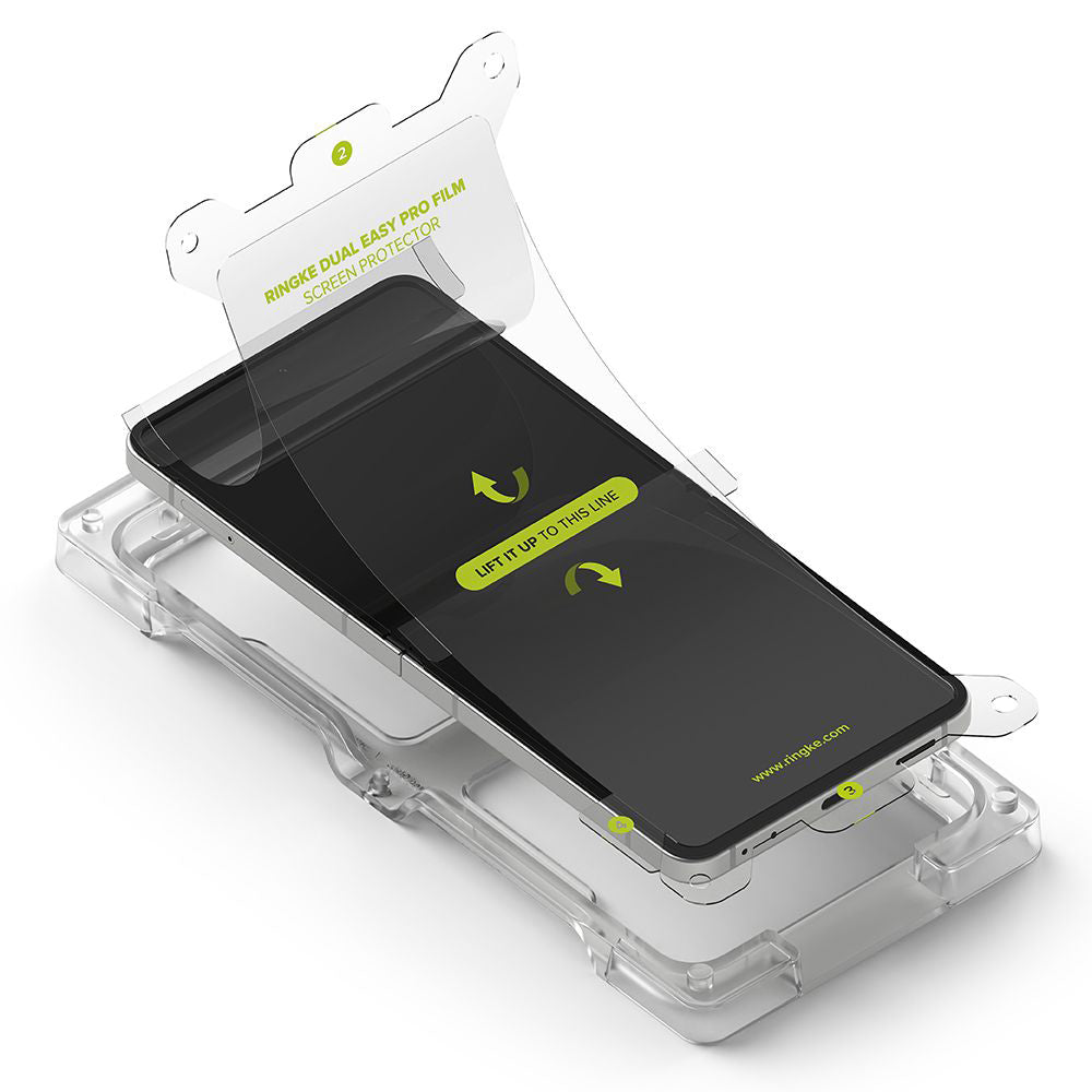 Ringke - Dual Easy Pro folija (2 kom.) za Samsung Galaxy Z Flip7 - prozirna
