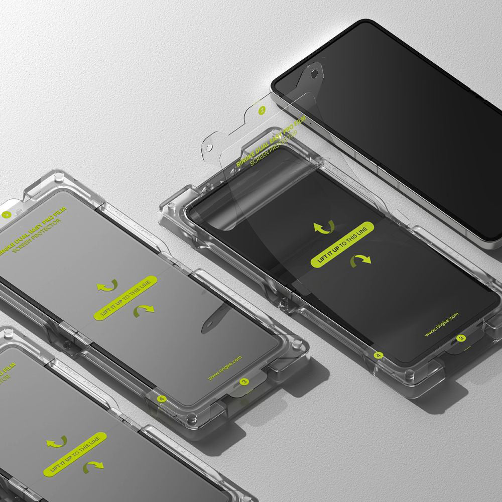 Ringke - Dual Easy Pro folija (2 kom.) za Samsung Galaxy Z Flip7 - prozirna