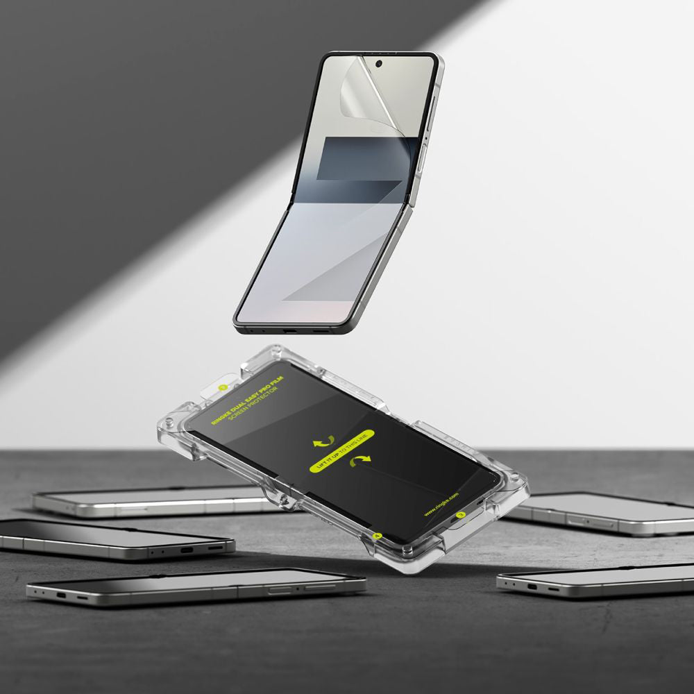 Ringke - Dual Easy Pro folija (2 kom.) za Samsung Galaxy Z Flip7 - prozirna