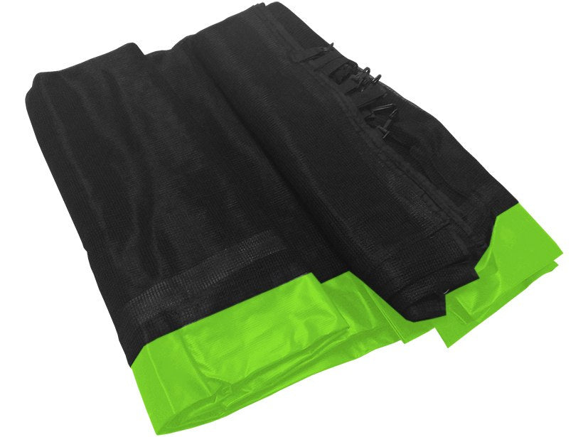 Safety net mesh for trampoline 10FT - 6 poles green
