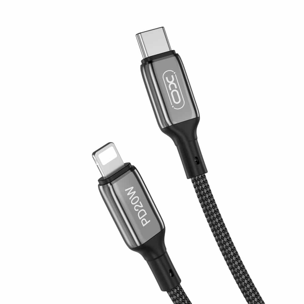 XO kabel NB-Q180A USB-C - Lightning 1m 20W crni