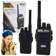 Walkie Talkie Set za djecu sa rangom 50-60M - crni