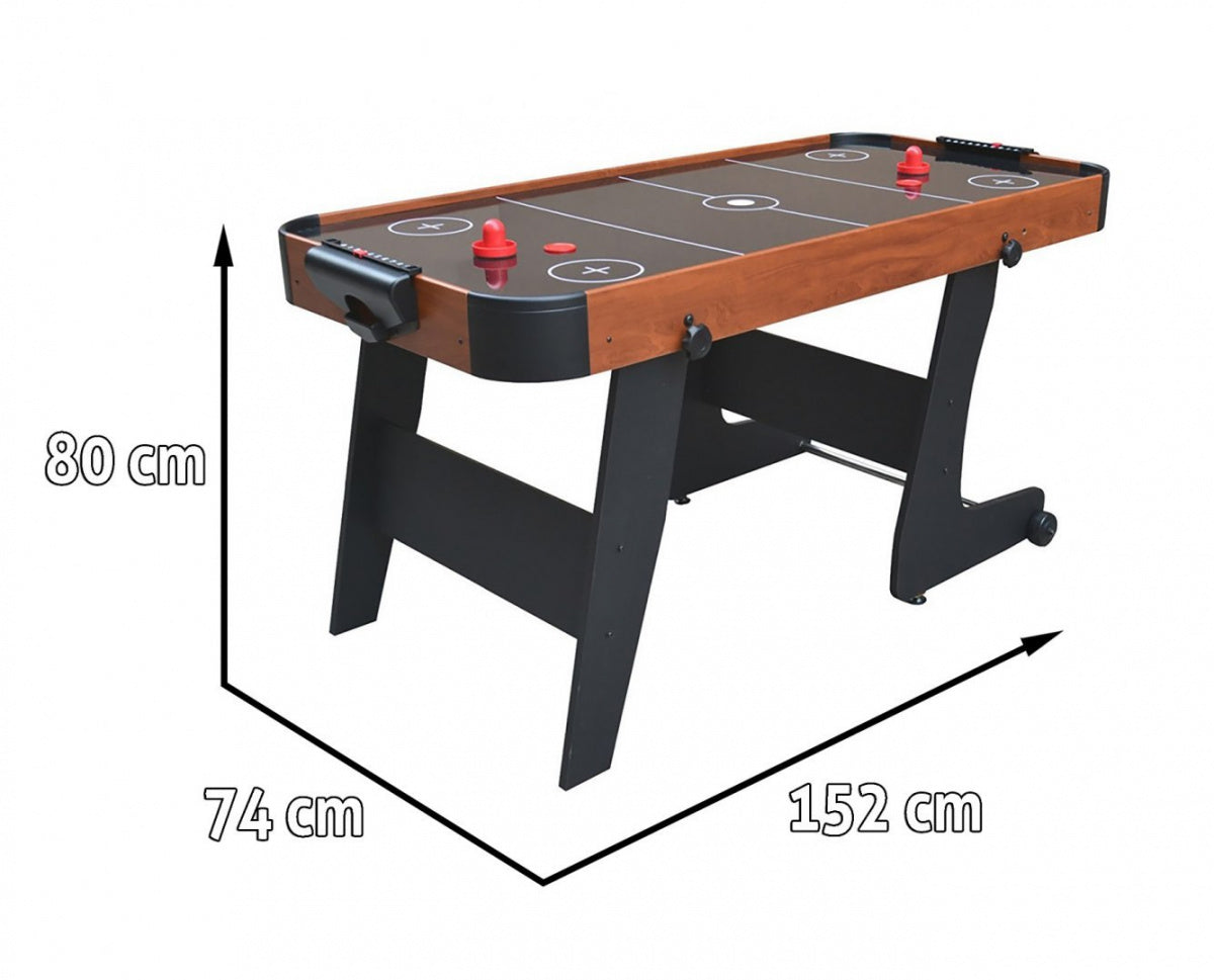 Stol za stolni hokej 152x74x80 cm - smeđi