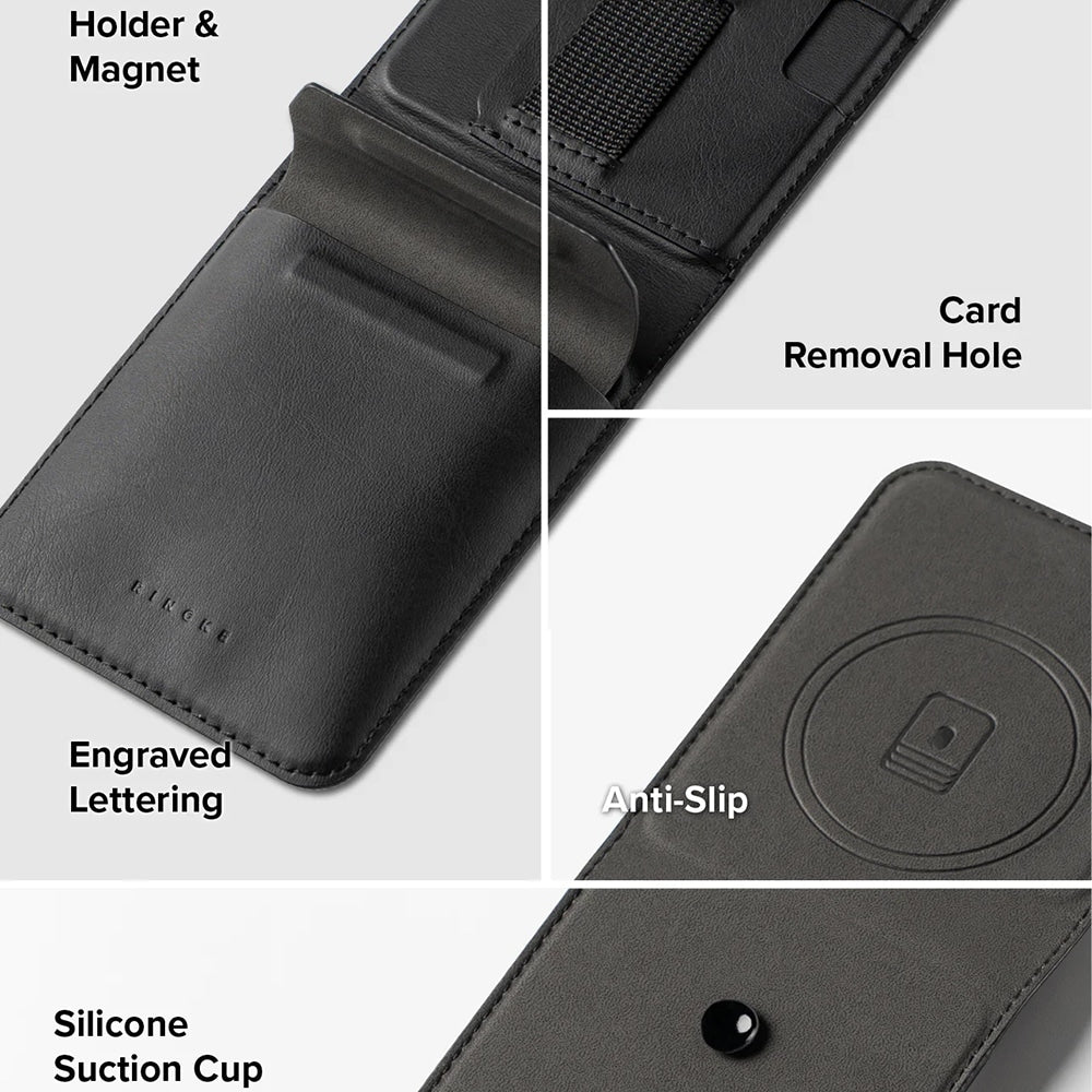 Ringke – Magnetni novčanik Folio Grip za Samsung Galaxy Z Flip7 – smeđi
