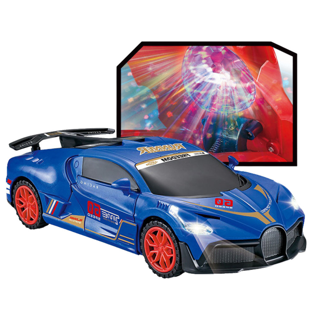Sportski auto za igru s senzornom preprekom - plavi