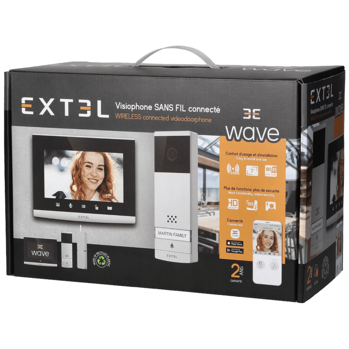 Extel Video interfon 7", bežični set, WiFi Dual Band - 720313