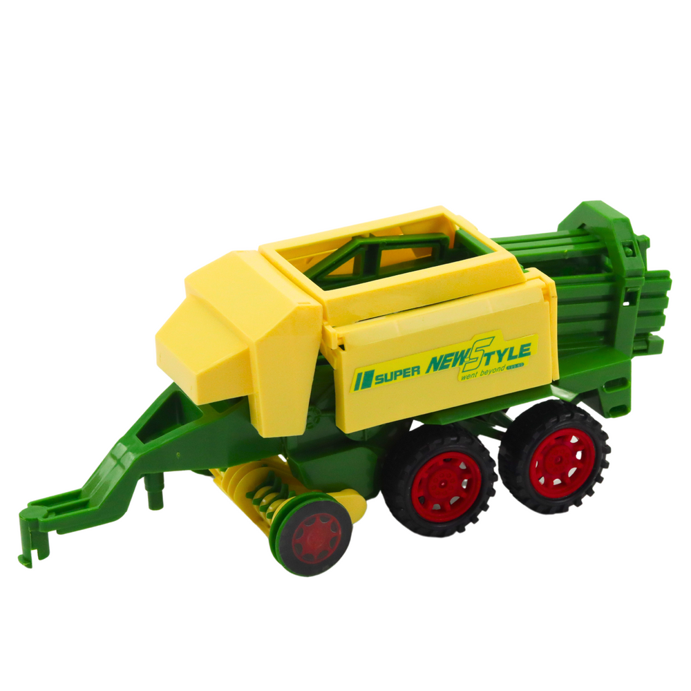 Set of Agricultural Tractor Trailer Press Agricultural Machine