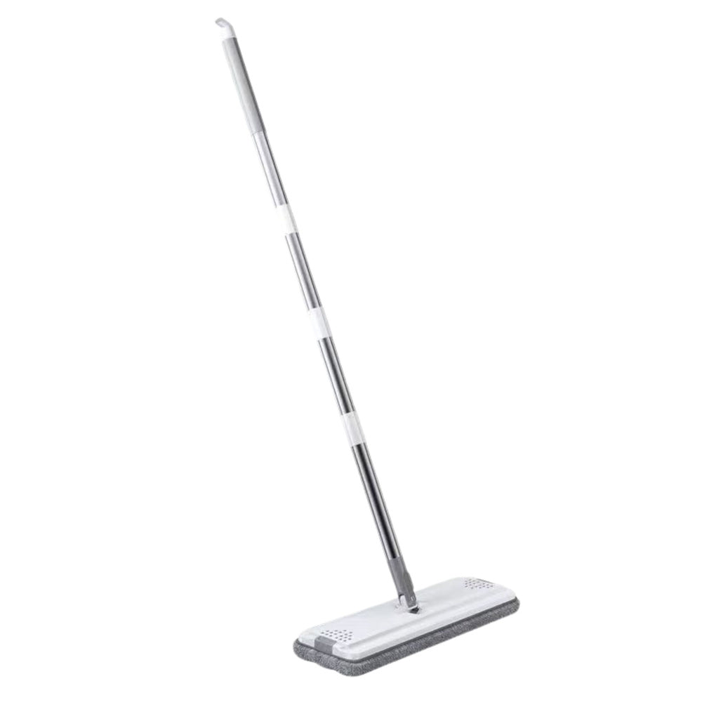 Set za čišćenje - ravni mop s kantom sa 2 komore - sivi