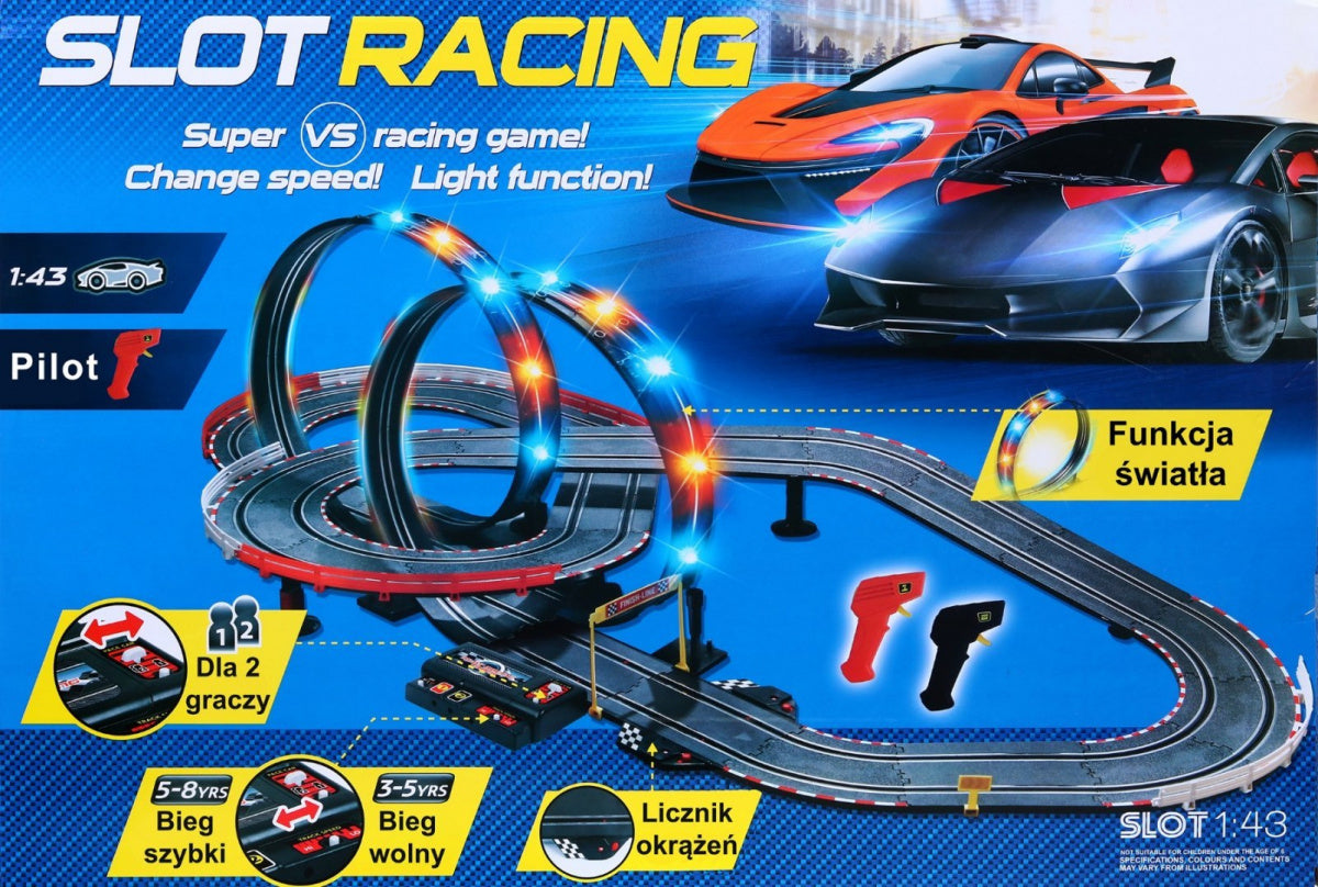 Trkaća staza za autiće Light Loop