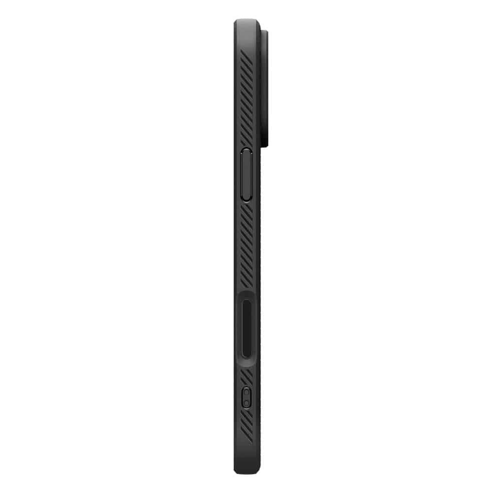 Spigen - Liquid Air maska za iPhone 17 Pro ACS09942 - Mat crna