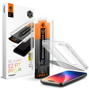Spigen – Glas.tR EZ-FIT Pro Anti Spy staklo za iPhone 16 Pro / iPhone 17 / iPhone 17 Pro AGL10098