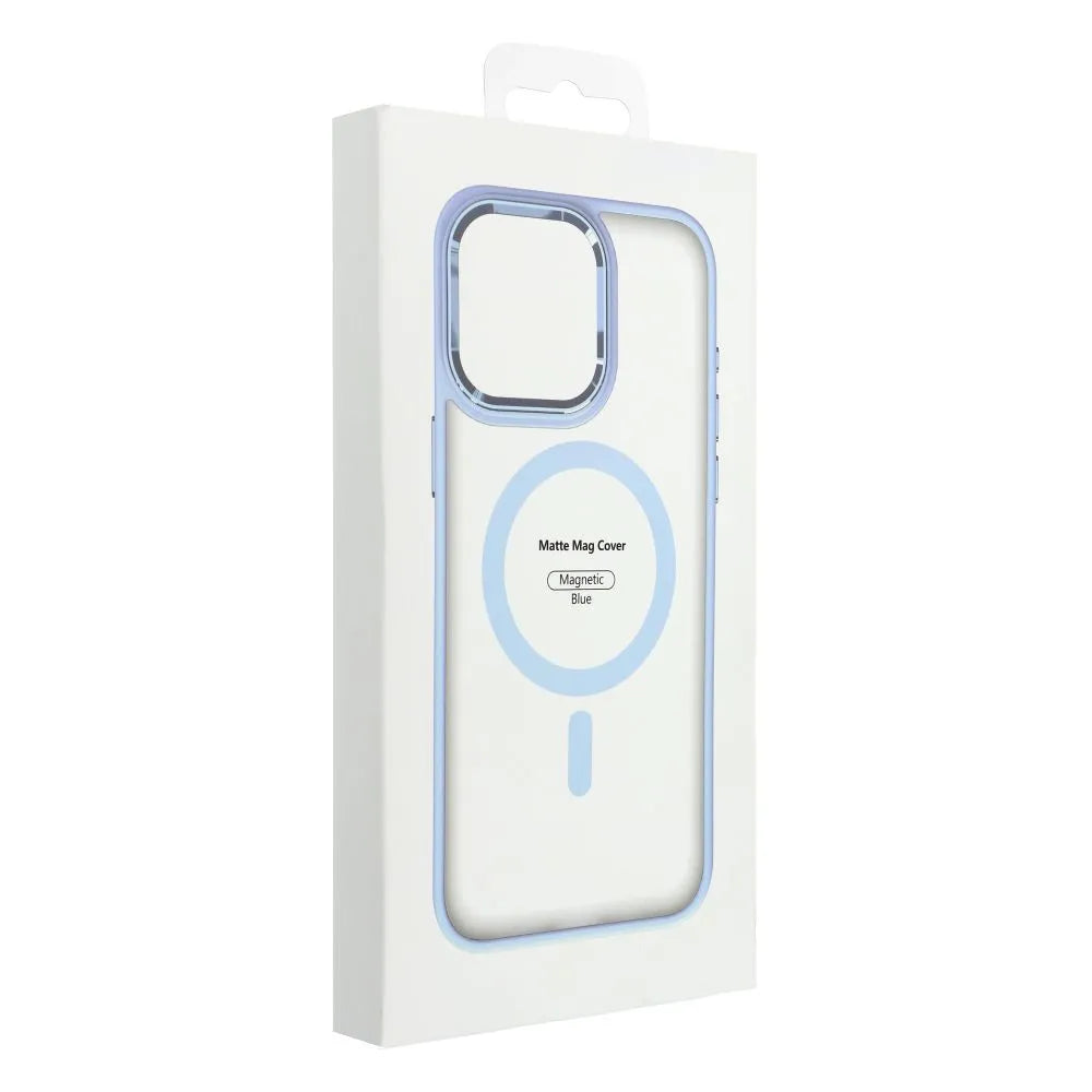 Matte Mag Cover maska kompatibilna s MagSafe za iPhone 12/ 12 PRO plava