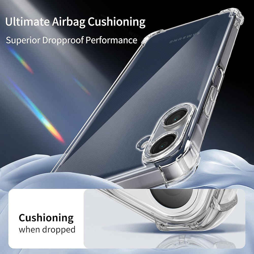 Techsuit Shockproof Clear Silicone prozirna maskica otporna na udarce za Samsung Galaxy A07 4G