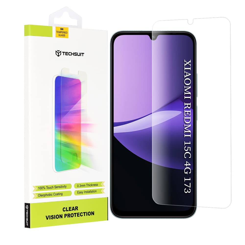 Techsuit Clear Vision Glass kaljeno staklo za Xiaomi Redmi 15C 4G / Redmi 15C 5G / Poco C85 4G