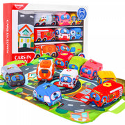 Set mekanih autića sa podlogom za igru  CARS