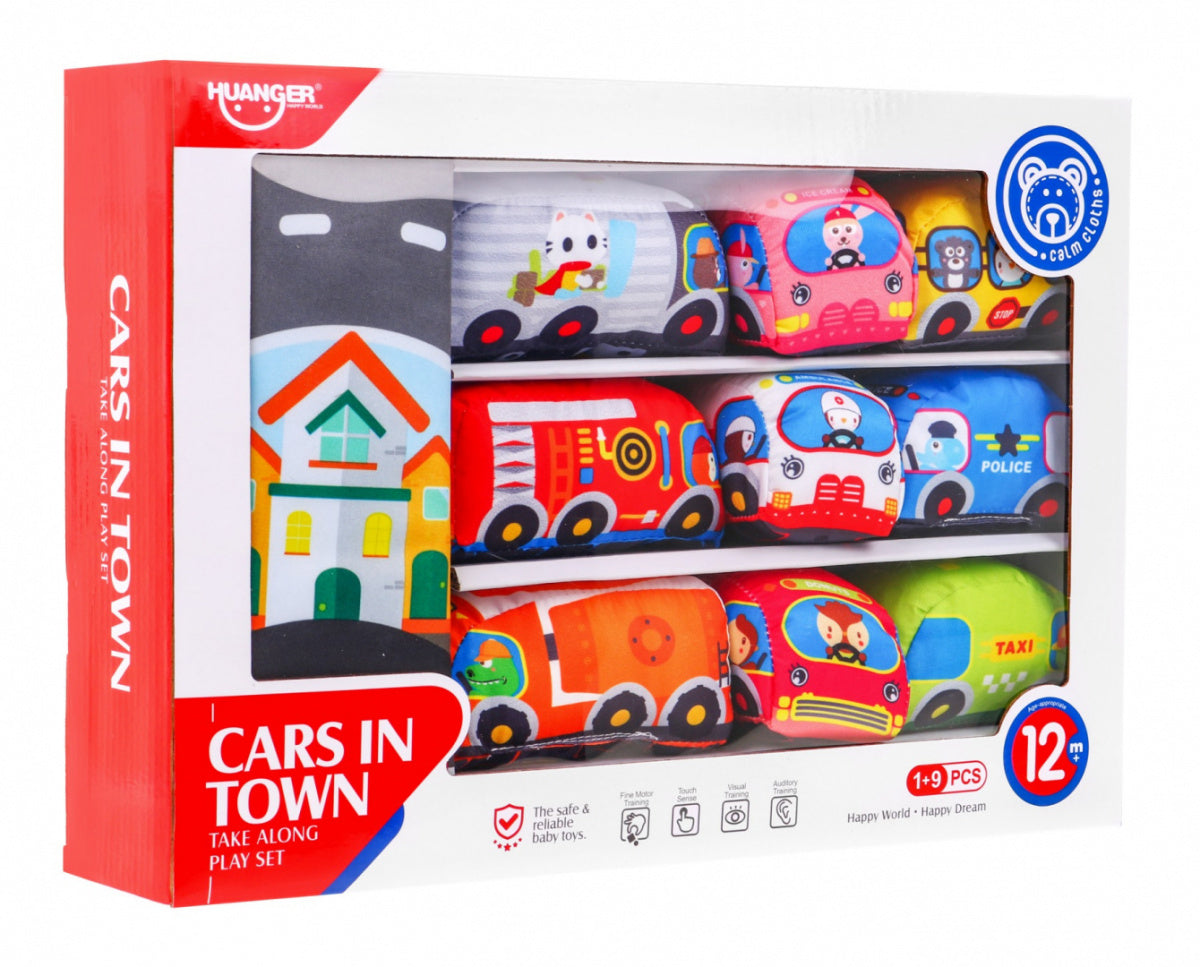 Set mekanih autića sa podlogom za igru  CARS