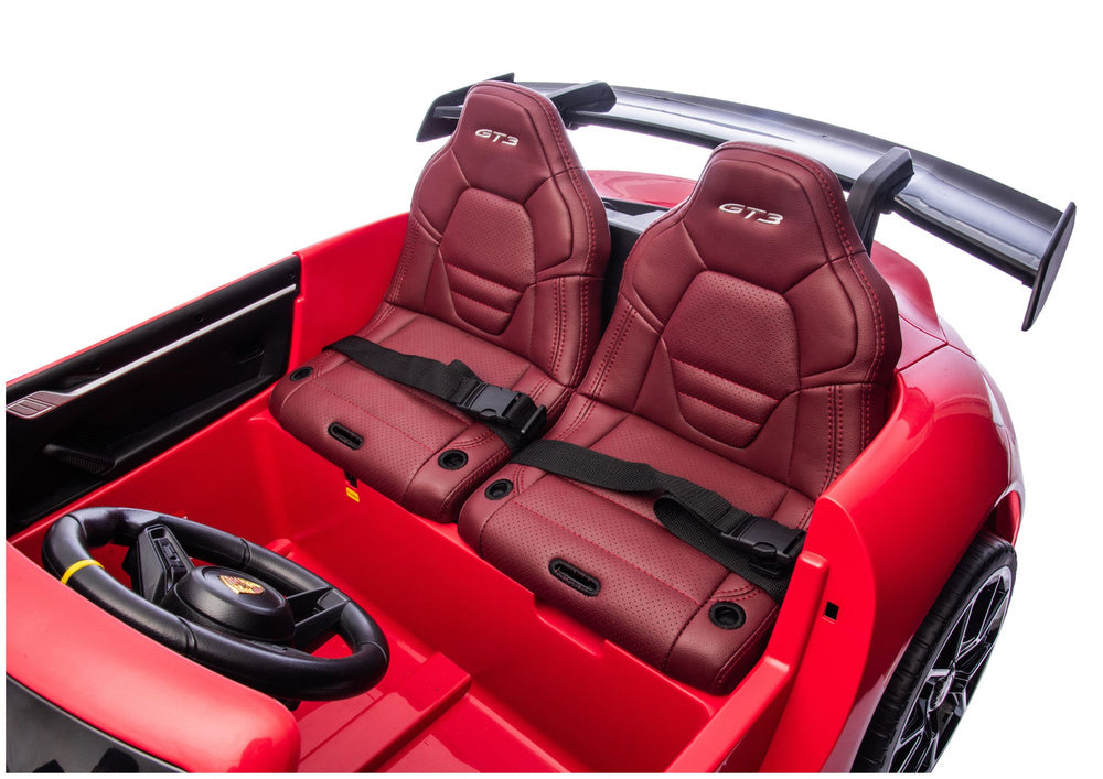 Licencirani auto na akumulator DK-P911 Porsche GT3 - dvosjed- crveni