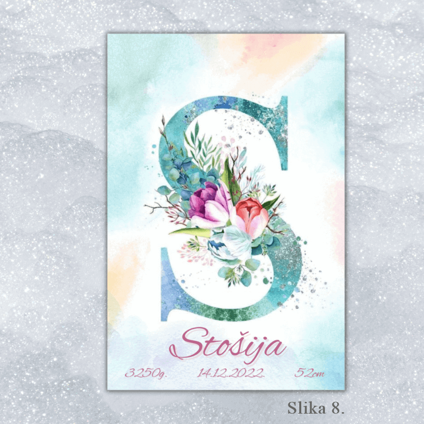 Unikatne slike za dječju sobu – Slatki snovi za male princeze - 8. - 0019