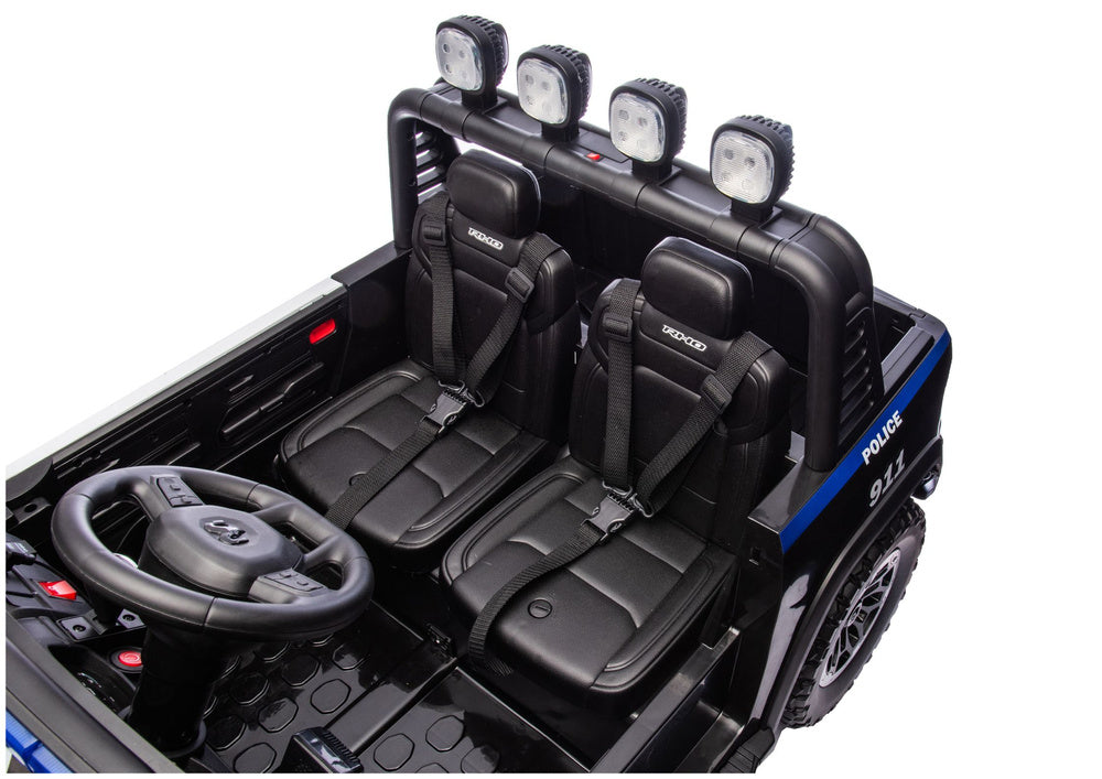 Licencirani policijski auto na akumulator RAM ZB629-P 4x4- dvosjed - crni