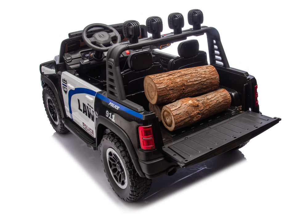 Licencirani policijski auto na akumulator RAM ZB629-P 4x4- dvosjed - crni