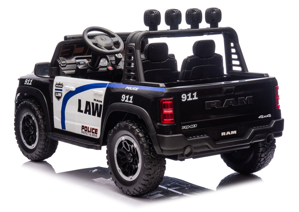 Licencirani policijski auto na akumulator RAM ZB629-P 4x4- dvosjed - crni
