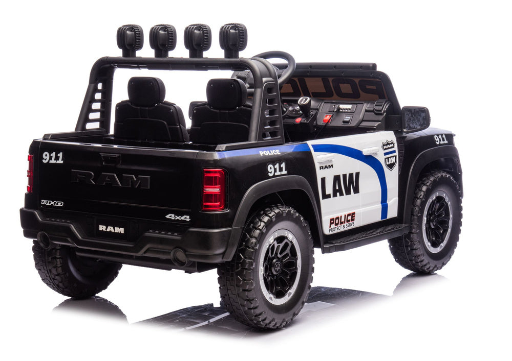 Licencirani policijski auto na akumulator RAM ZB629-P 4x4- dvosjed - crni