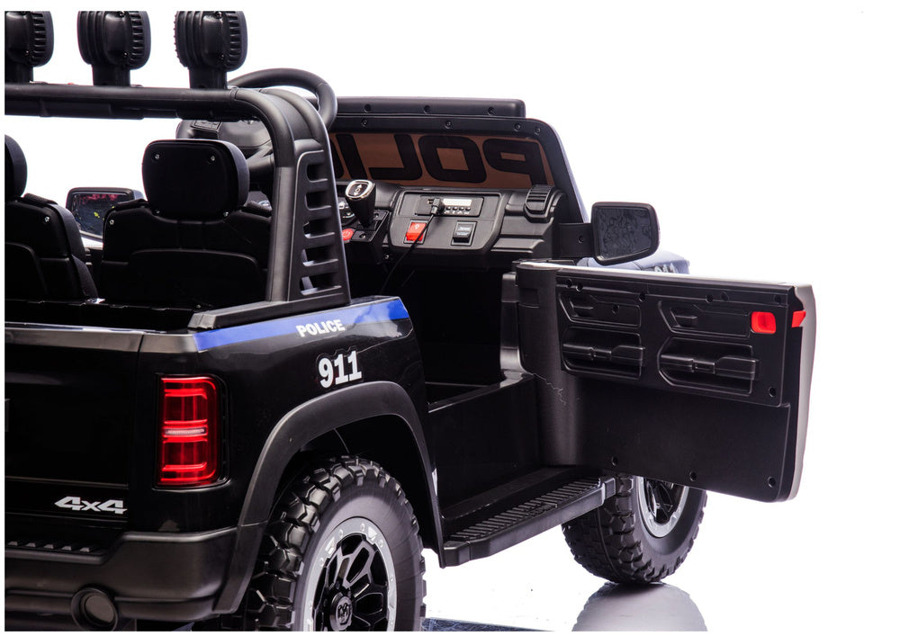 Licencirani policijski auto na akumulator RAM ZB629-P 4x4- dvosjed - crni