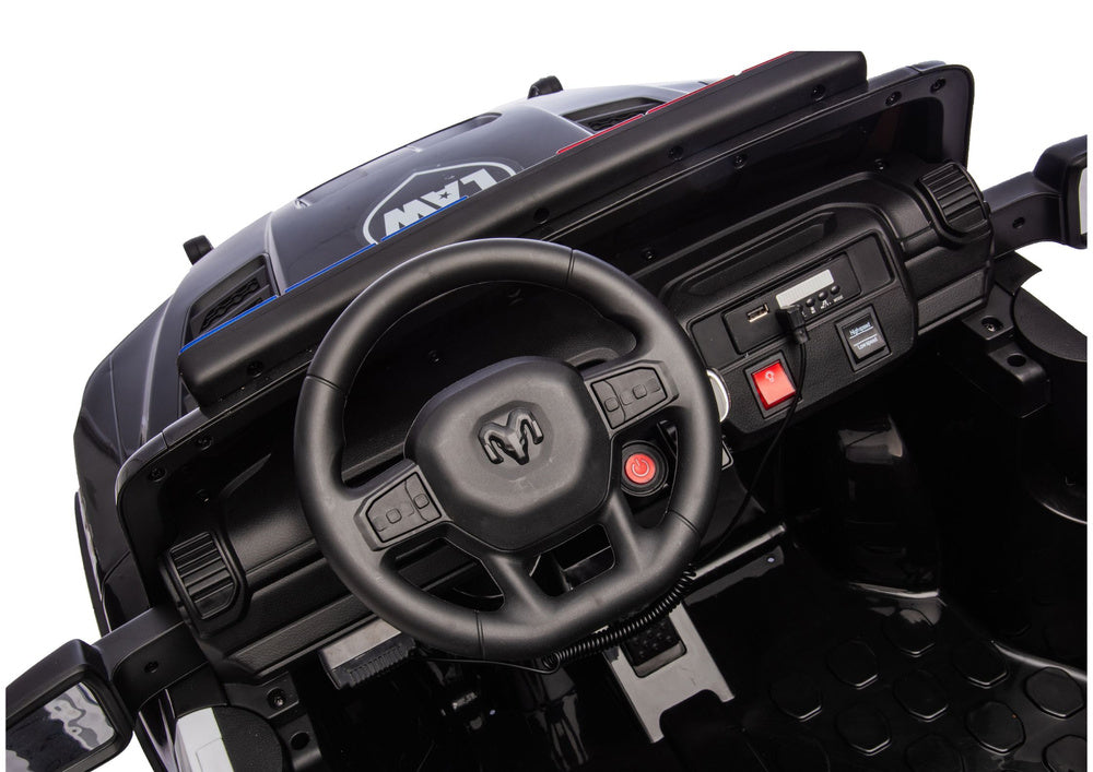 Licencirani policijski auto na akumulator RAM ZB629-P 4x4- dvosjed - crni