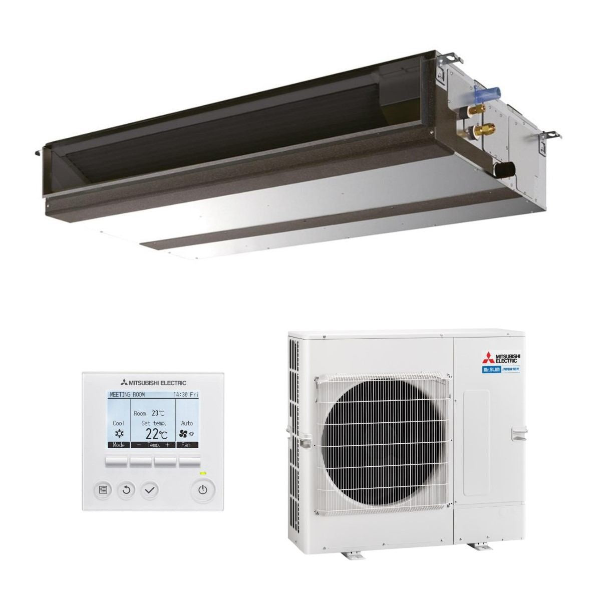 Mitsubishi Electric klima uređaj 13,4kW PEAD-SM140JAL/SUZ-SM140VKA, za prostor do 130m2, A energetska klasa