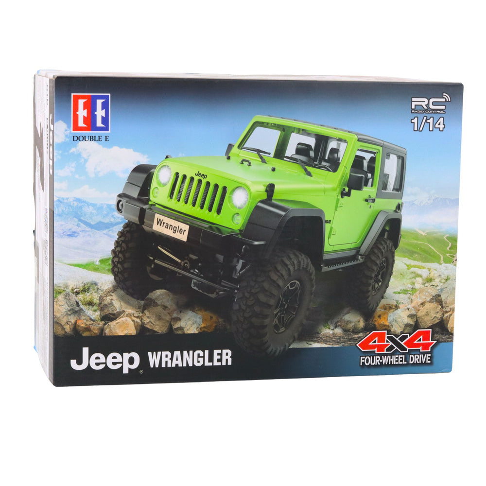 Licencirani auto na daljinsko upravljanje Jeep Wrangler Rock 1:14 - žuti