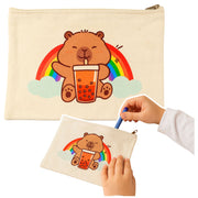 Kozmetička torbica za školu i vrtić Capybara - 22 x 17 cm