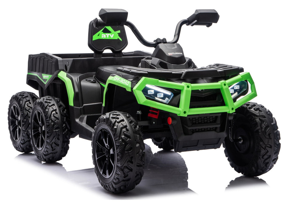 Quad na akumulator ATV JC606 24V 4x4 - dvosjed - zeleni