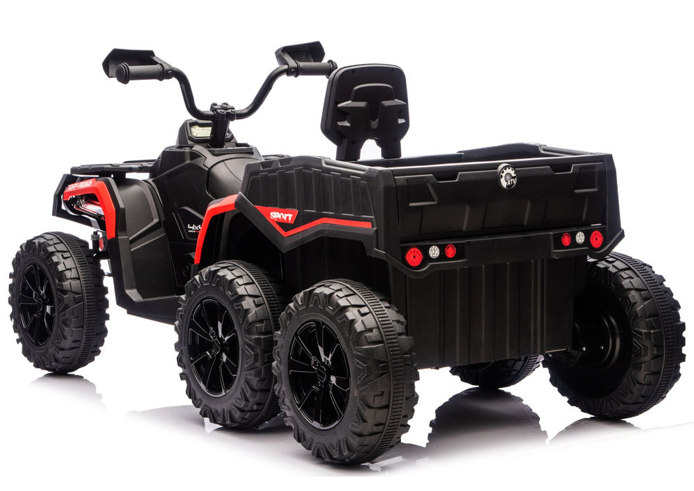 Quad na akumulator ATV JC606 24V 4x4 - dvosjed - crveni