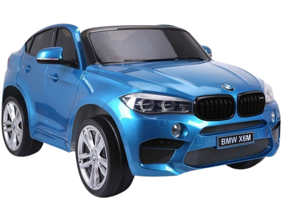Licencirani auto na akumulator BMW X6 - plavi/lakirani
