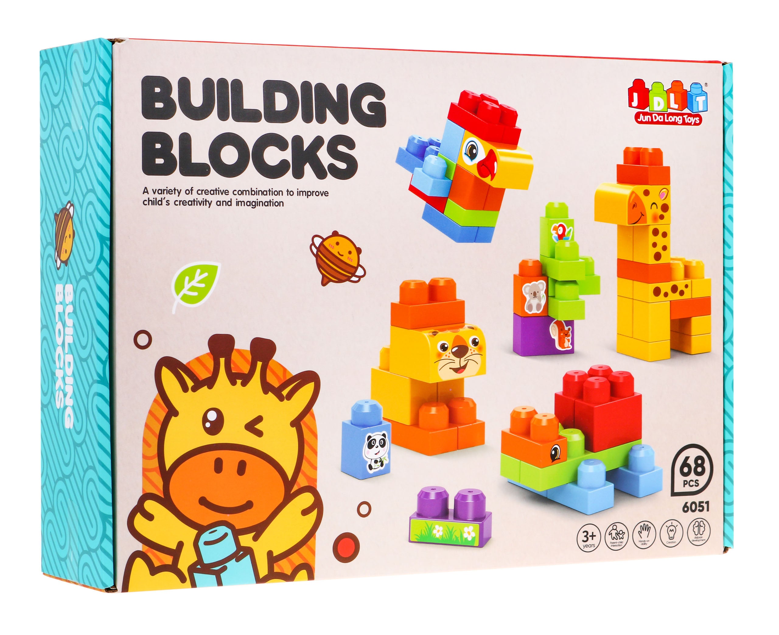 Kockice za slaganje MEGA blocks 68 elemenata