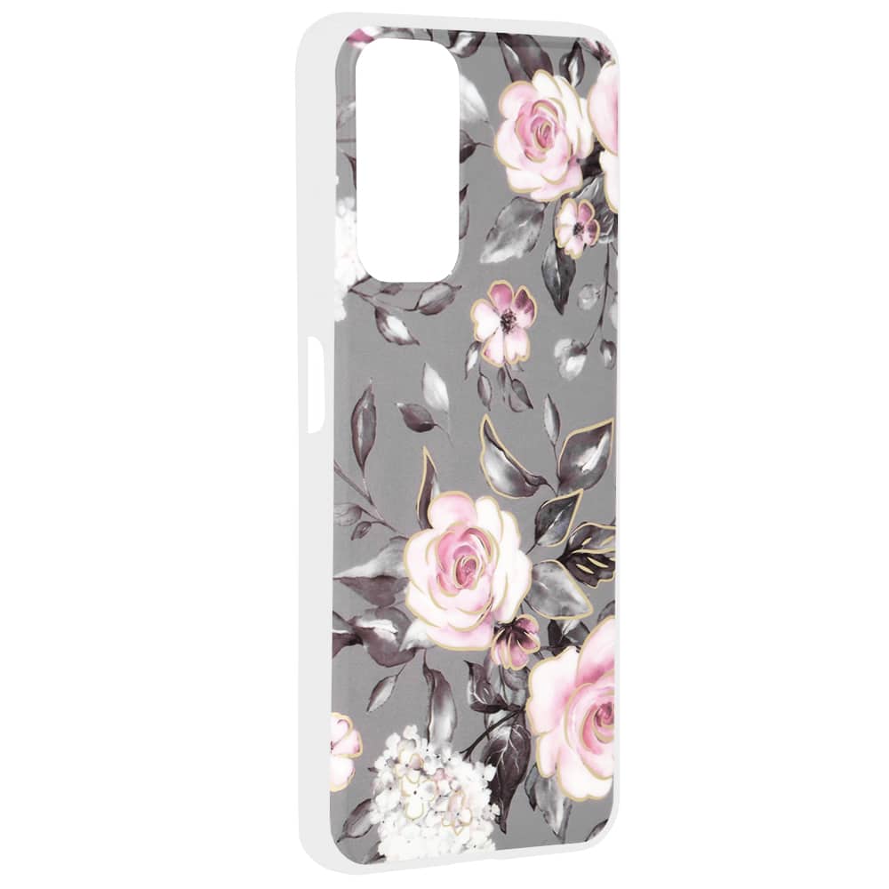 Techsuit Marble Series maska za Xiaomi Redmi Note 11 / Note 11S Bloom of Ruth Gray