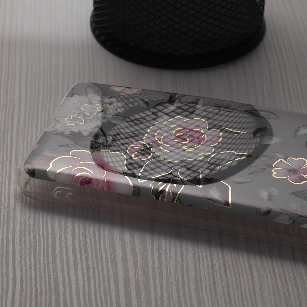 Techsuit Marble Series maska za Xiaomi Redmi Note 11 / Note 11S Bloom of Ruth Gray