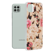 Techsuit Marble Series maska za Samsung Galaxy A22 5G Mary Berry Nude