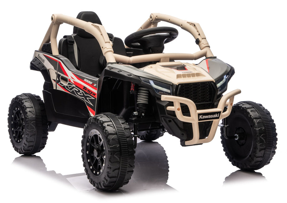 Licencirani buggy na akumulator Kawasaki JS330 - crno/bež