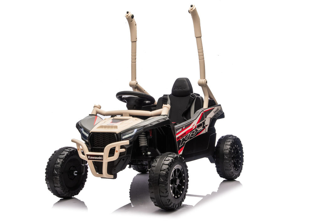 Licencirani buggy na akumulator Kawasaki JS330 - crno/bež