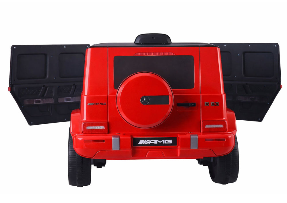 Licencirani auto na akumulator Mercedes G63 (S306) - Crveni